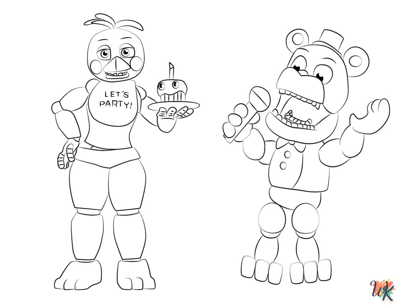 Coloriage Five Nights at Freddys 23