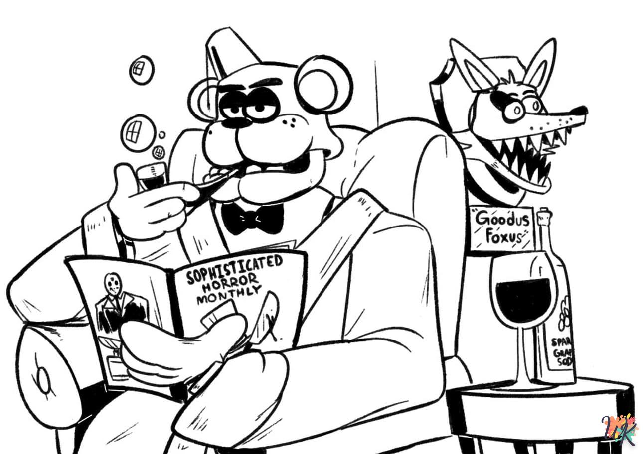 Coloriage Five Nights at Freddys 25