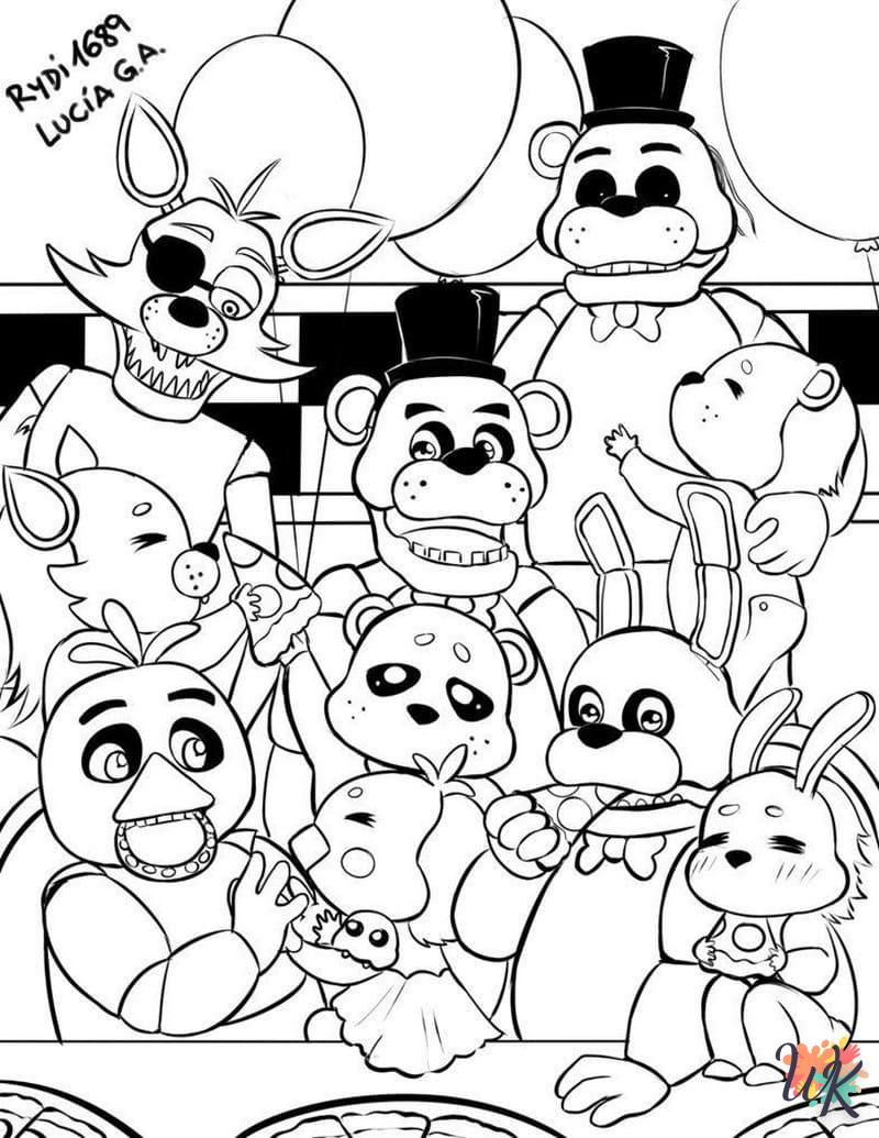 Coloriage Five Nights at Freddys 27