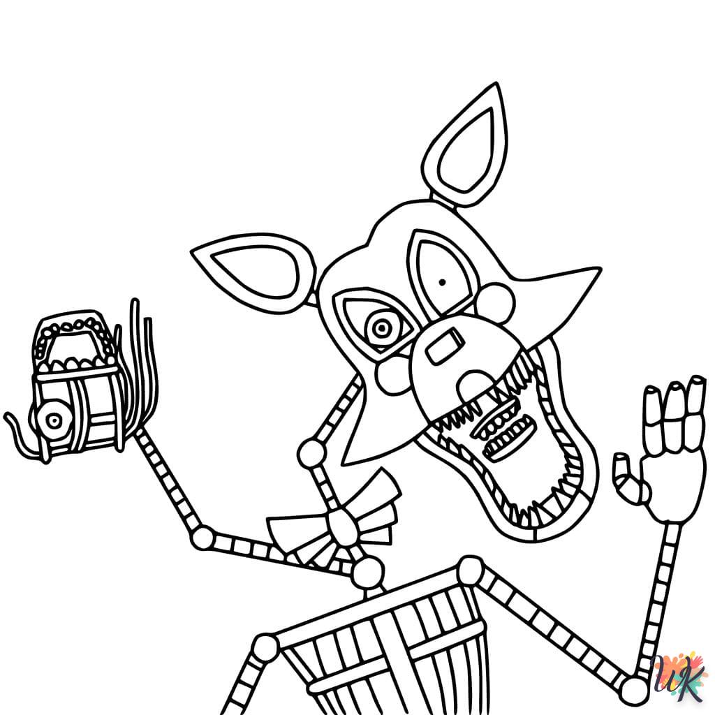 Coloriage Five Nights at Freddys 34