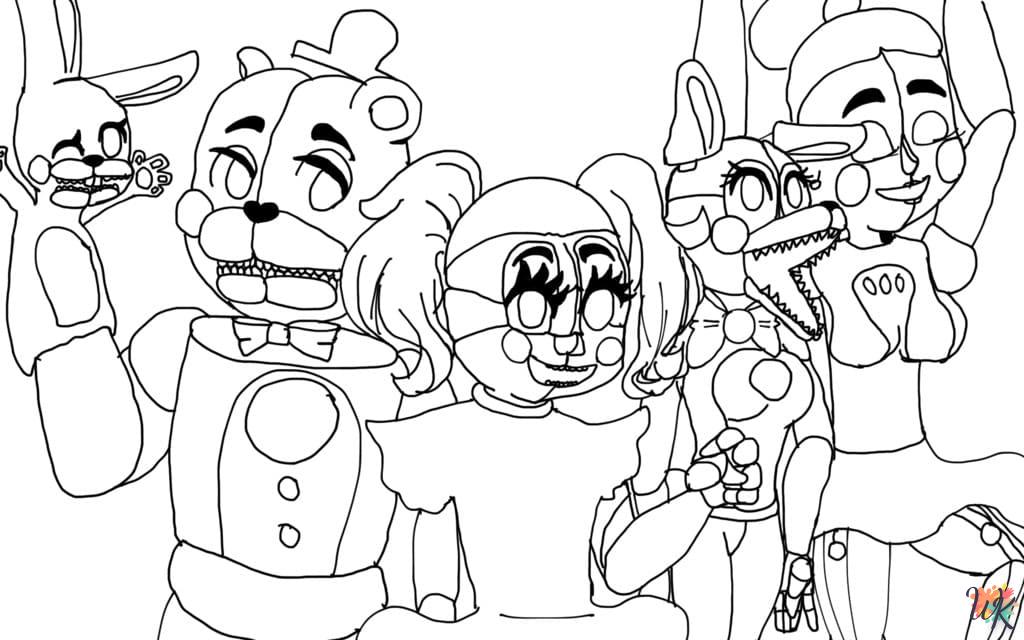 Coloriage Five Nights at Freddys 38