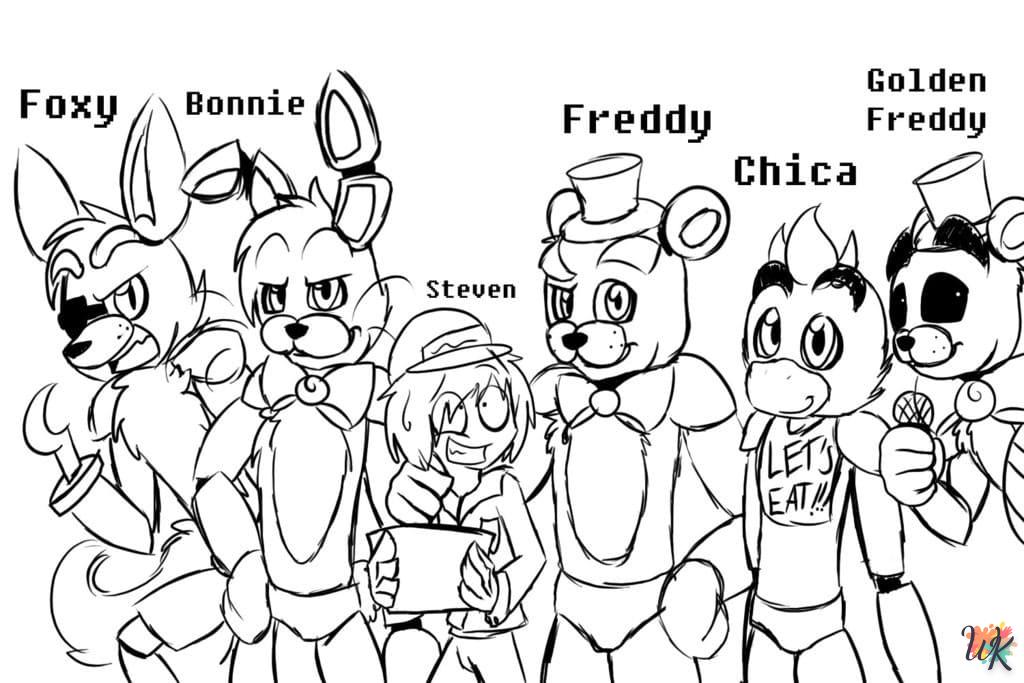 Coloriage Five Nights at Freddys 40