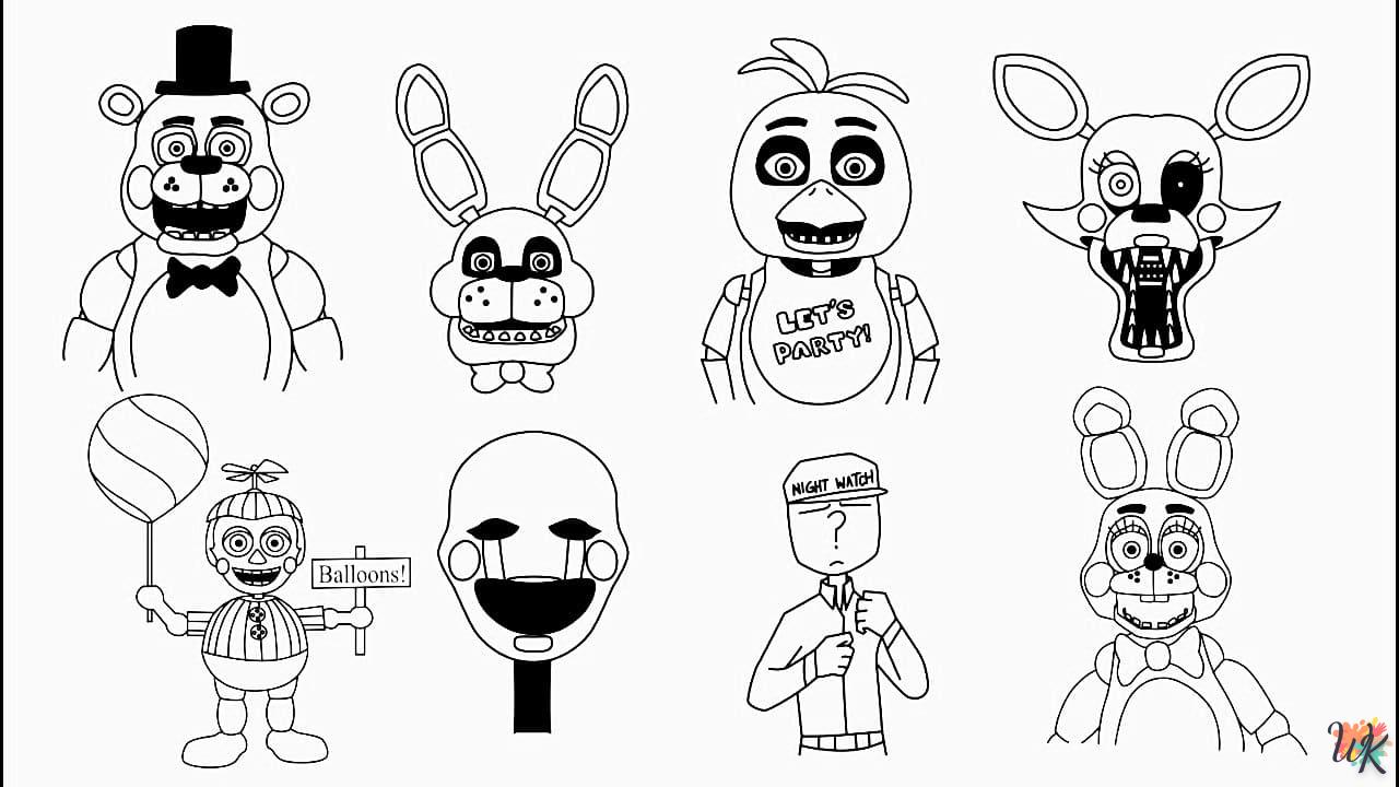 Coloriage Five Nights at Freddys 41