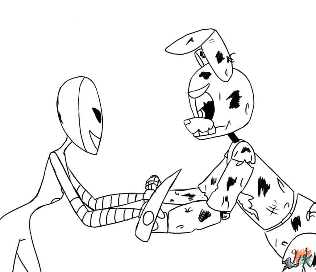 Coloriage Five Nights at Freddys 43