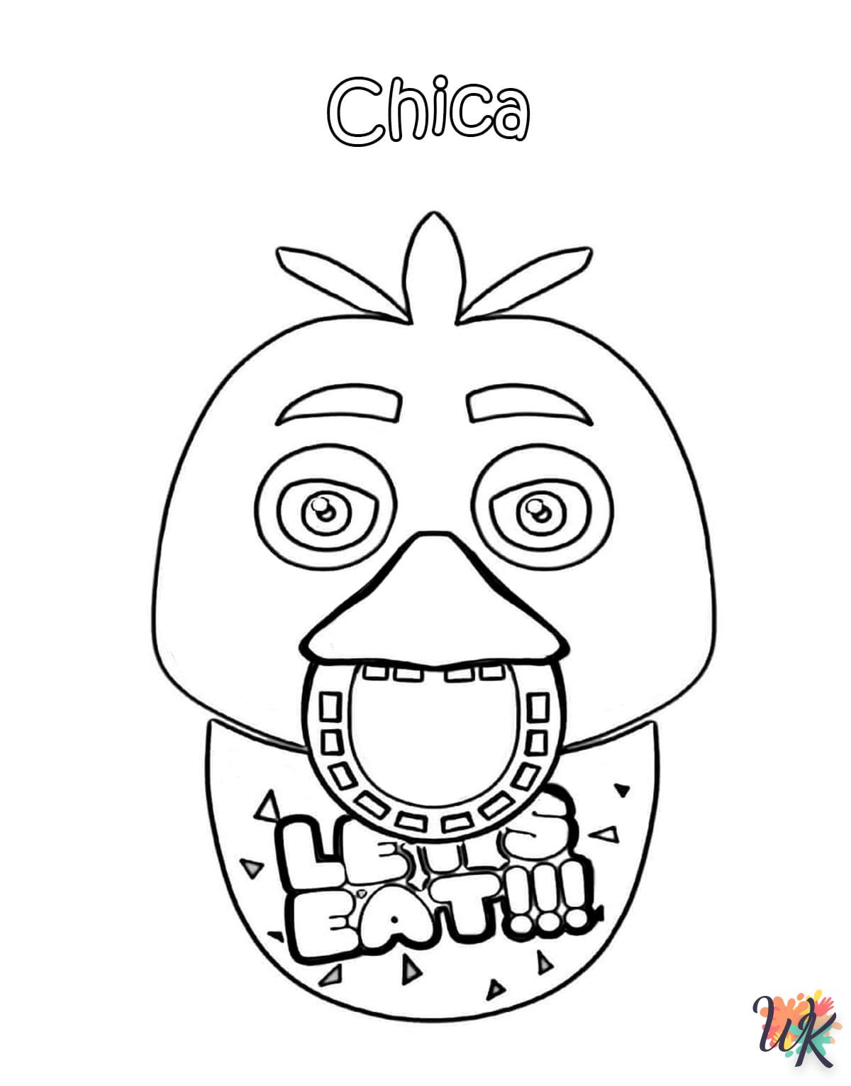 Coloriage Five Nights at Freddys 45