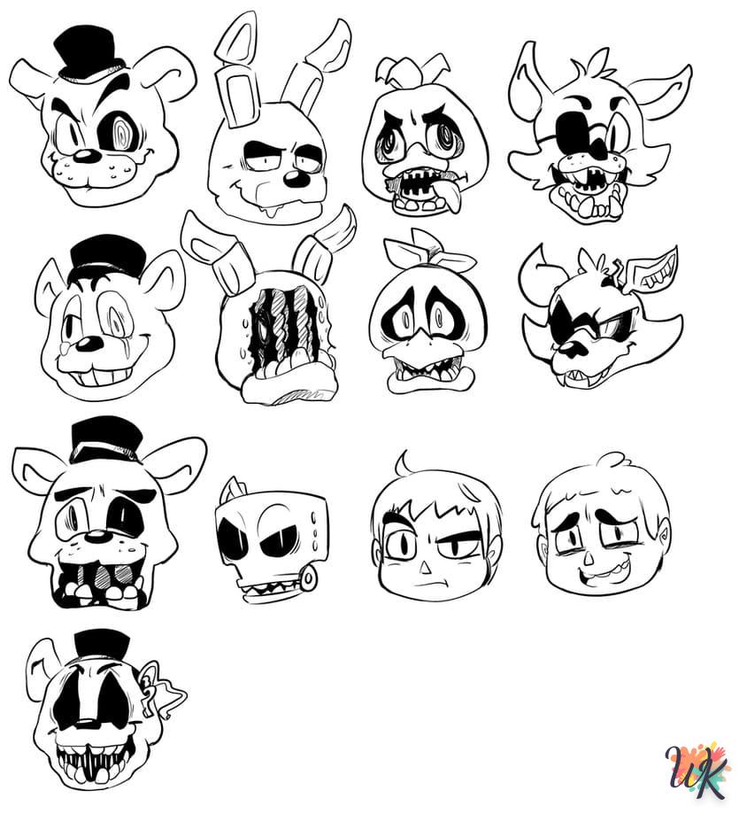 Coloriage Five Nights at Freddys 47
