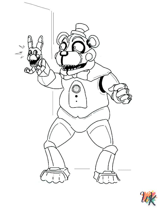 Coloriage Five Nights at Freddys 48