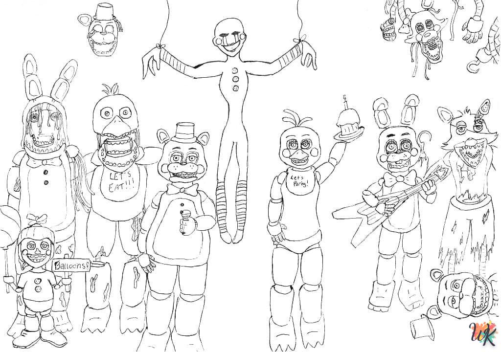 Coloriage Five Nights at Freddys 49