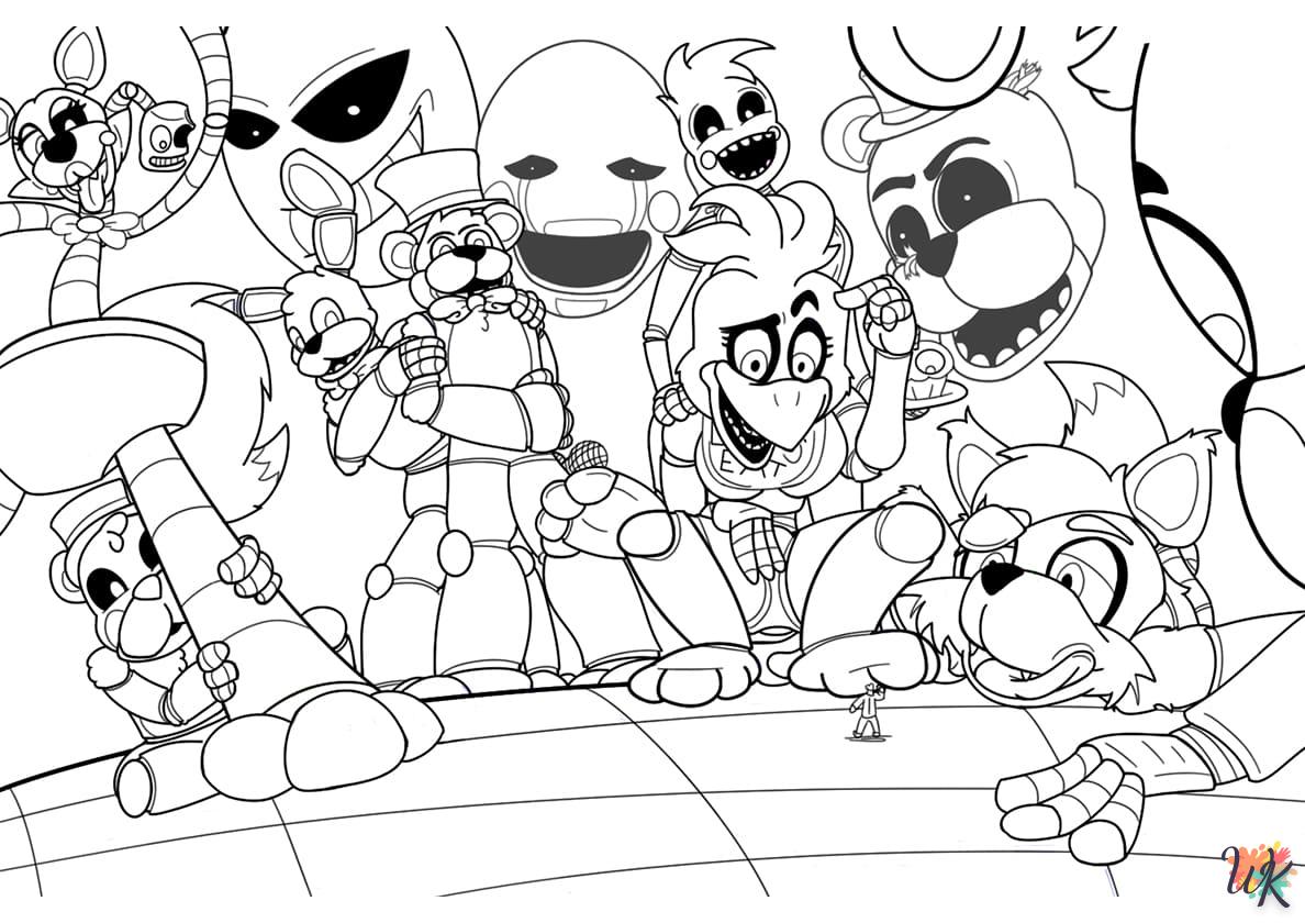 Coloriage Five Nights at Freddys 50