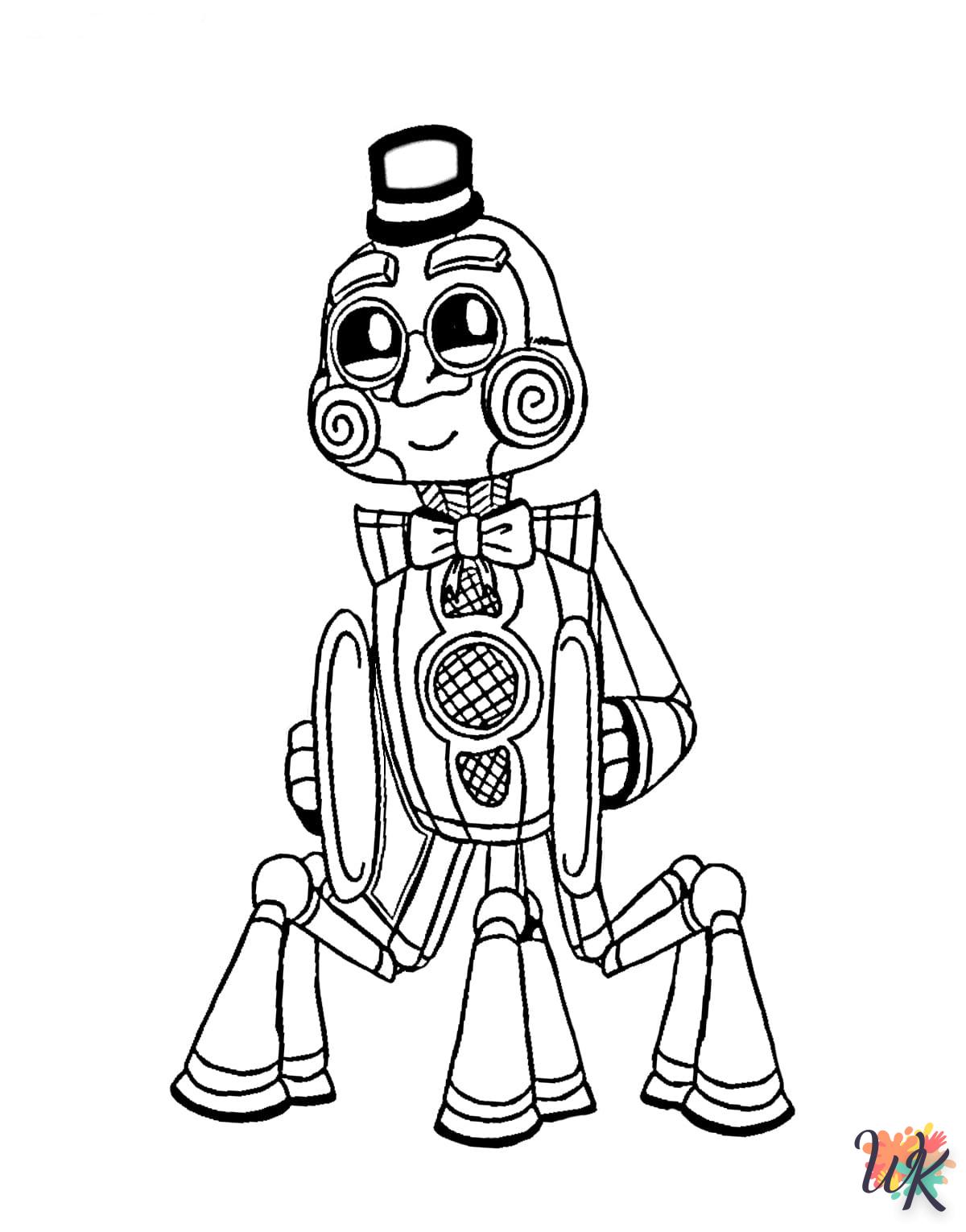 Coloriage Five Nights at Freddys 53