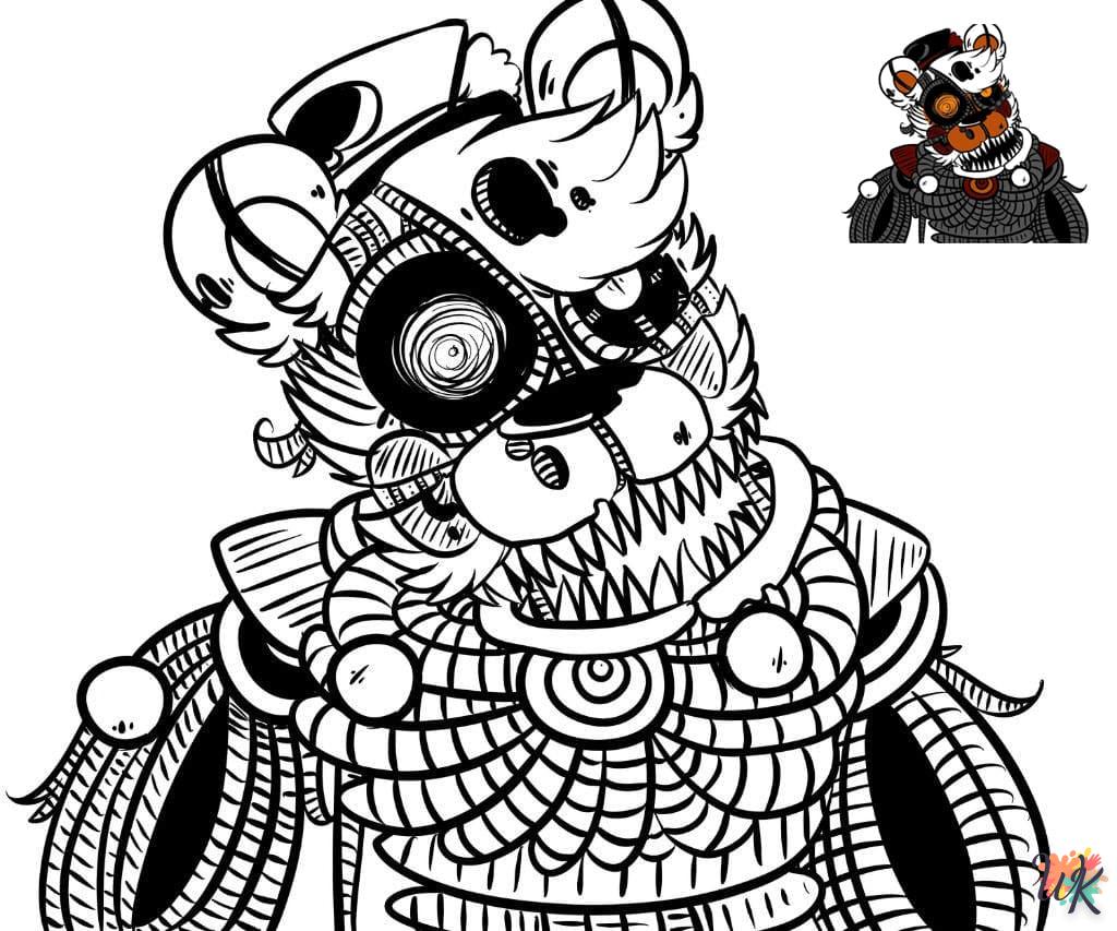 Coloriage Five Nights at Freddys 54