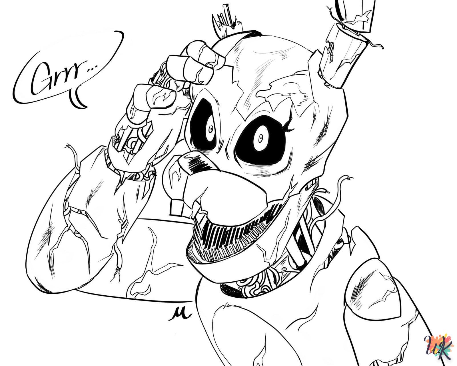 Coloriage Five Nights at Freddys 55