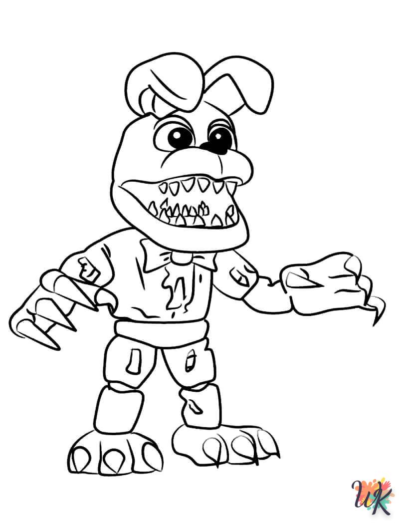 Coloriage Five Nights at Freddys 56