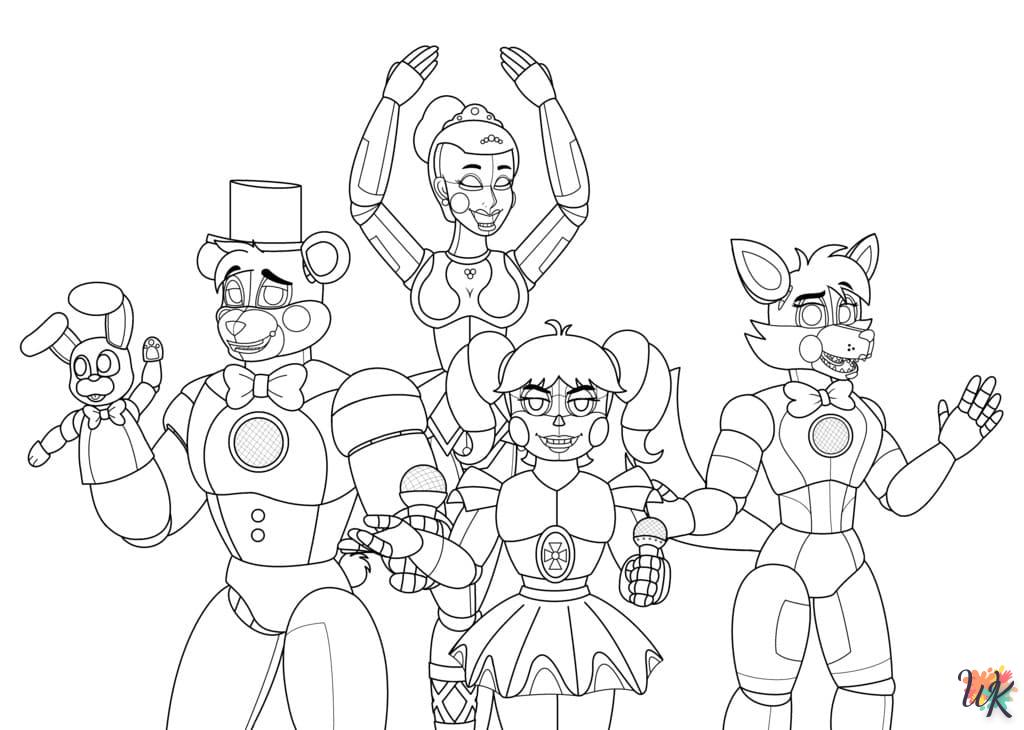 Coloriage Five Nights at Freddys 58