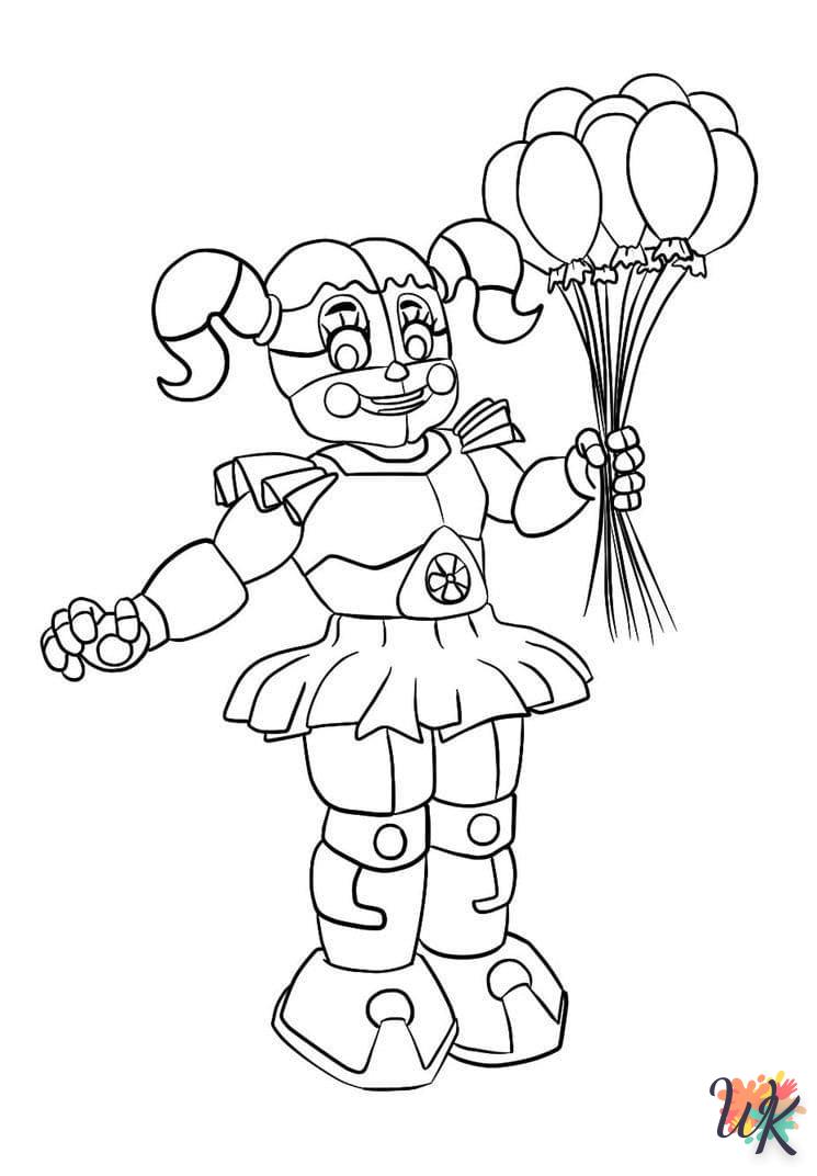 Coloriage Five Nights at Freddys 6