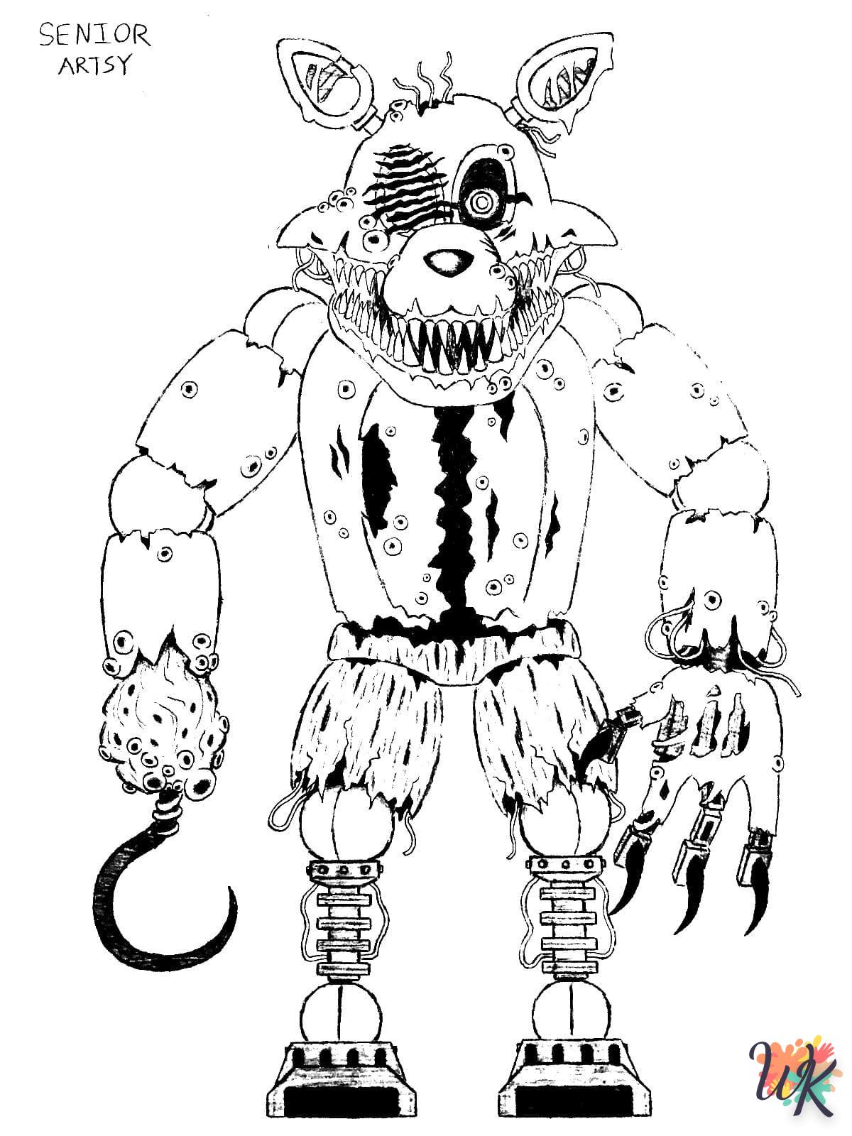 Coloriage Five Nights at Freddys 63