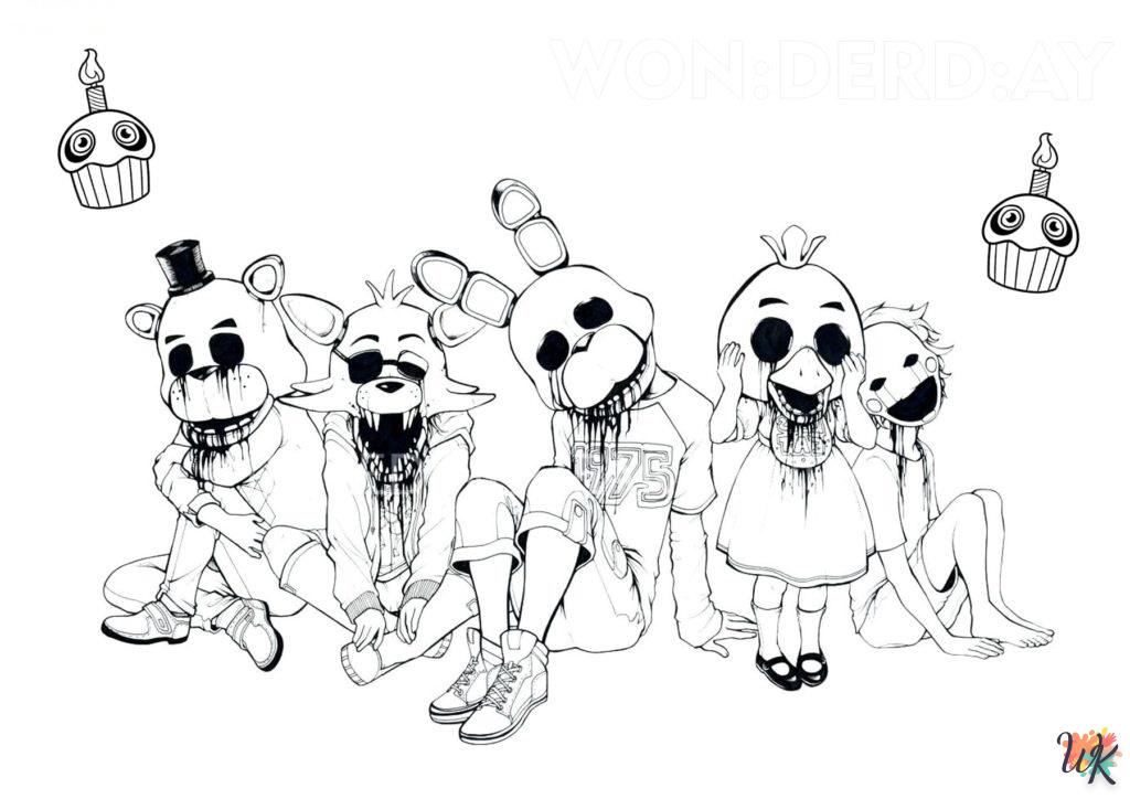 Coloriage Five Nights at Freddys 65