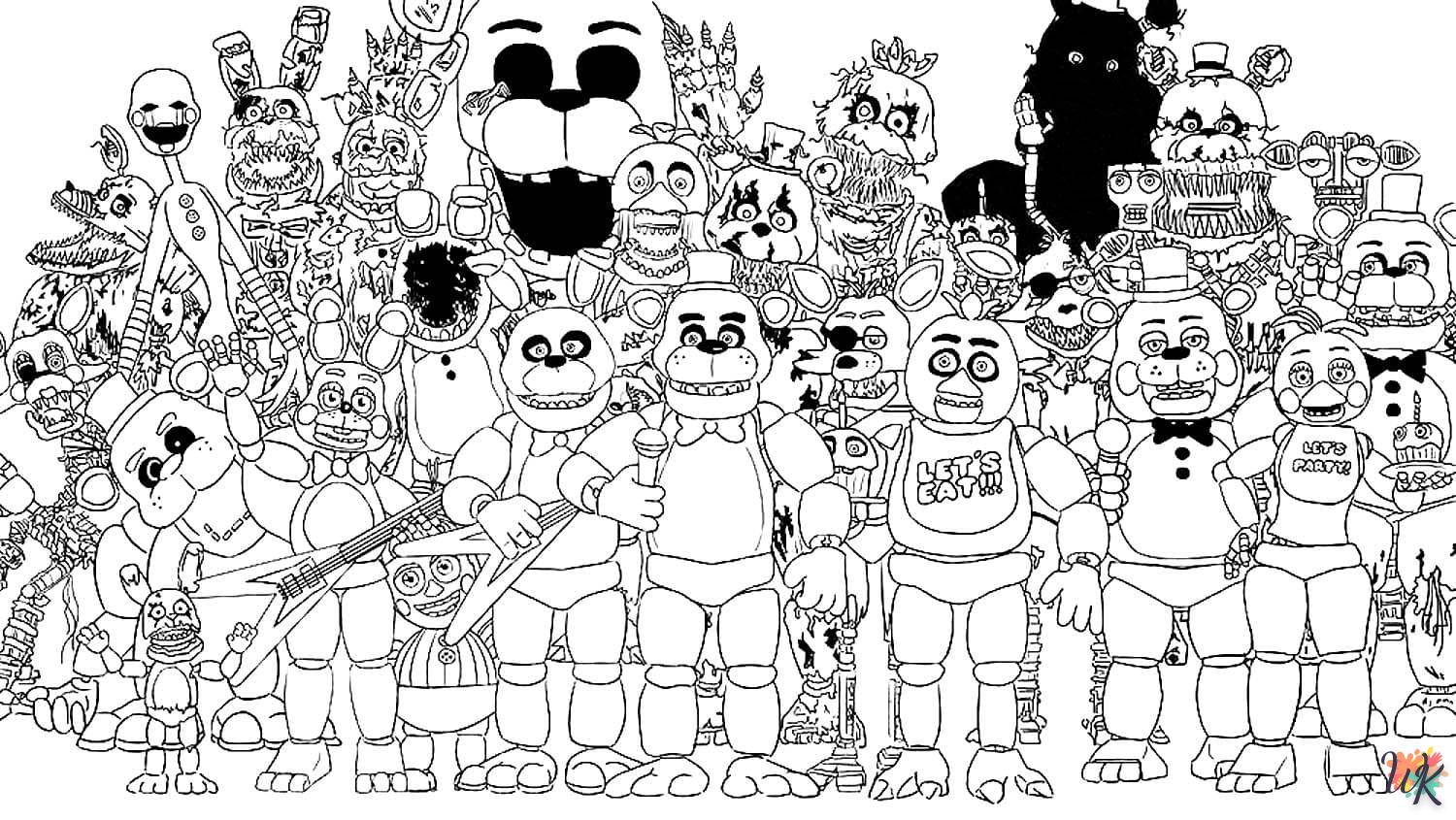 Coloriage Five Nights at Freddys 67
