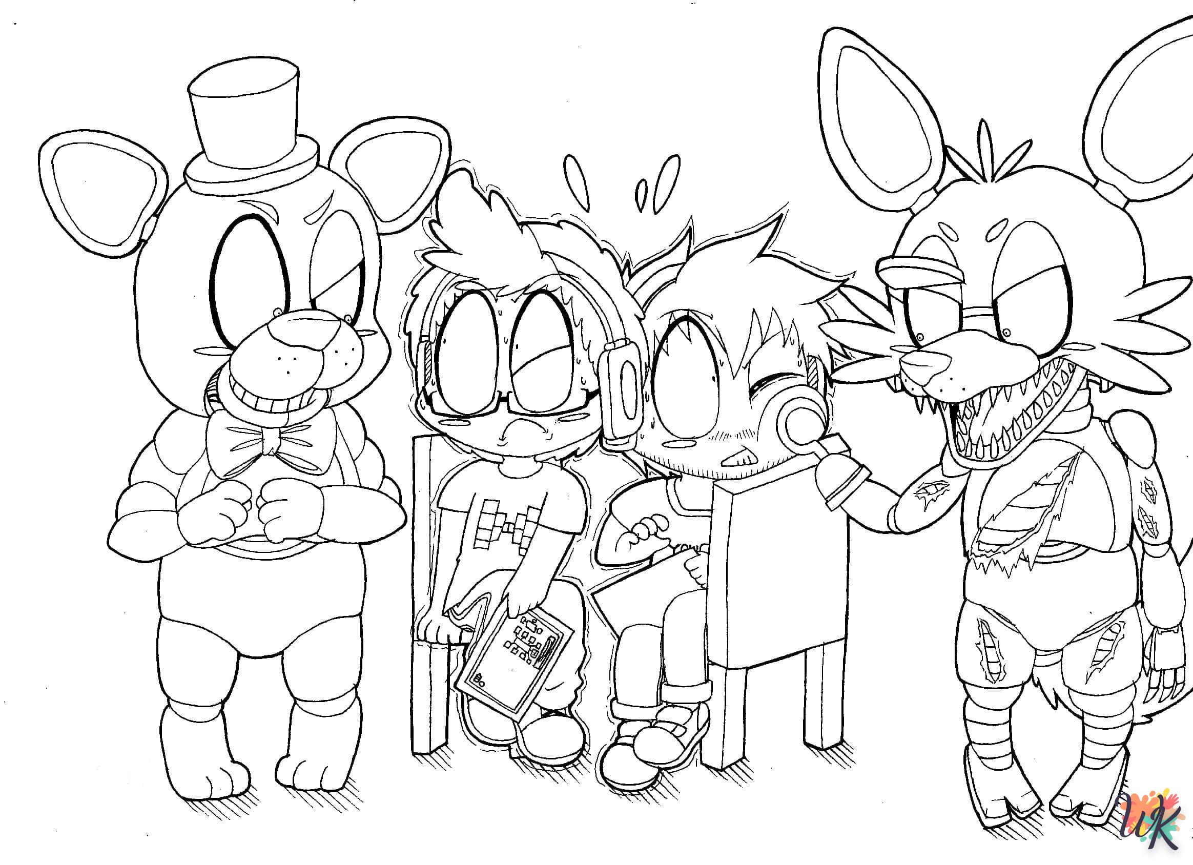 Coloriage Five Nights at Freddys 74