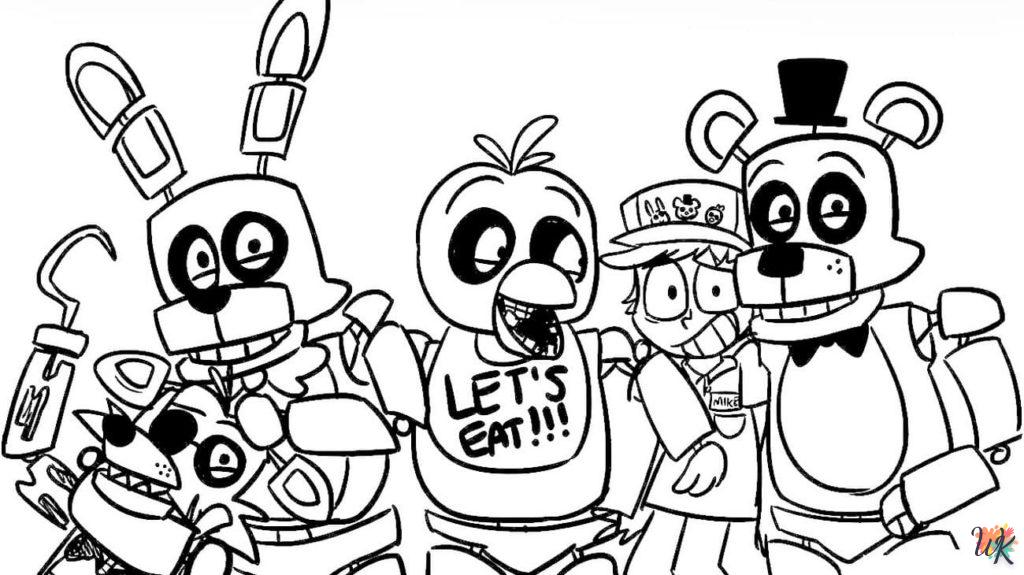 Coloriage Five Nights at Freddys 76