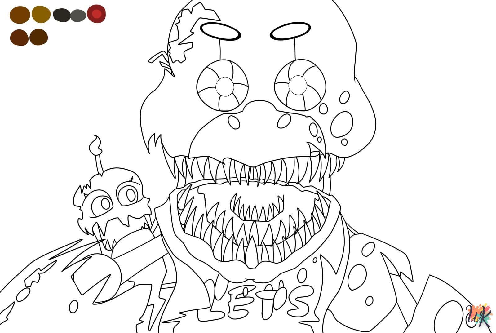 Coloriage Five Nights at Freddys 79