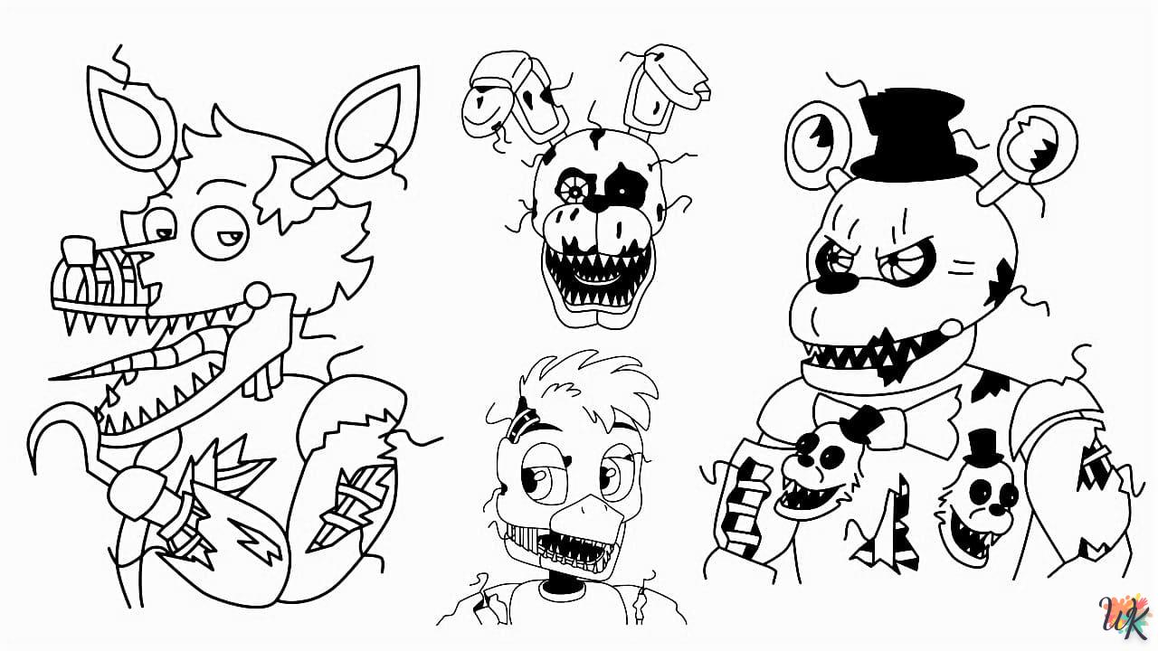Coloriage Five Nights at Freddys 88
