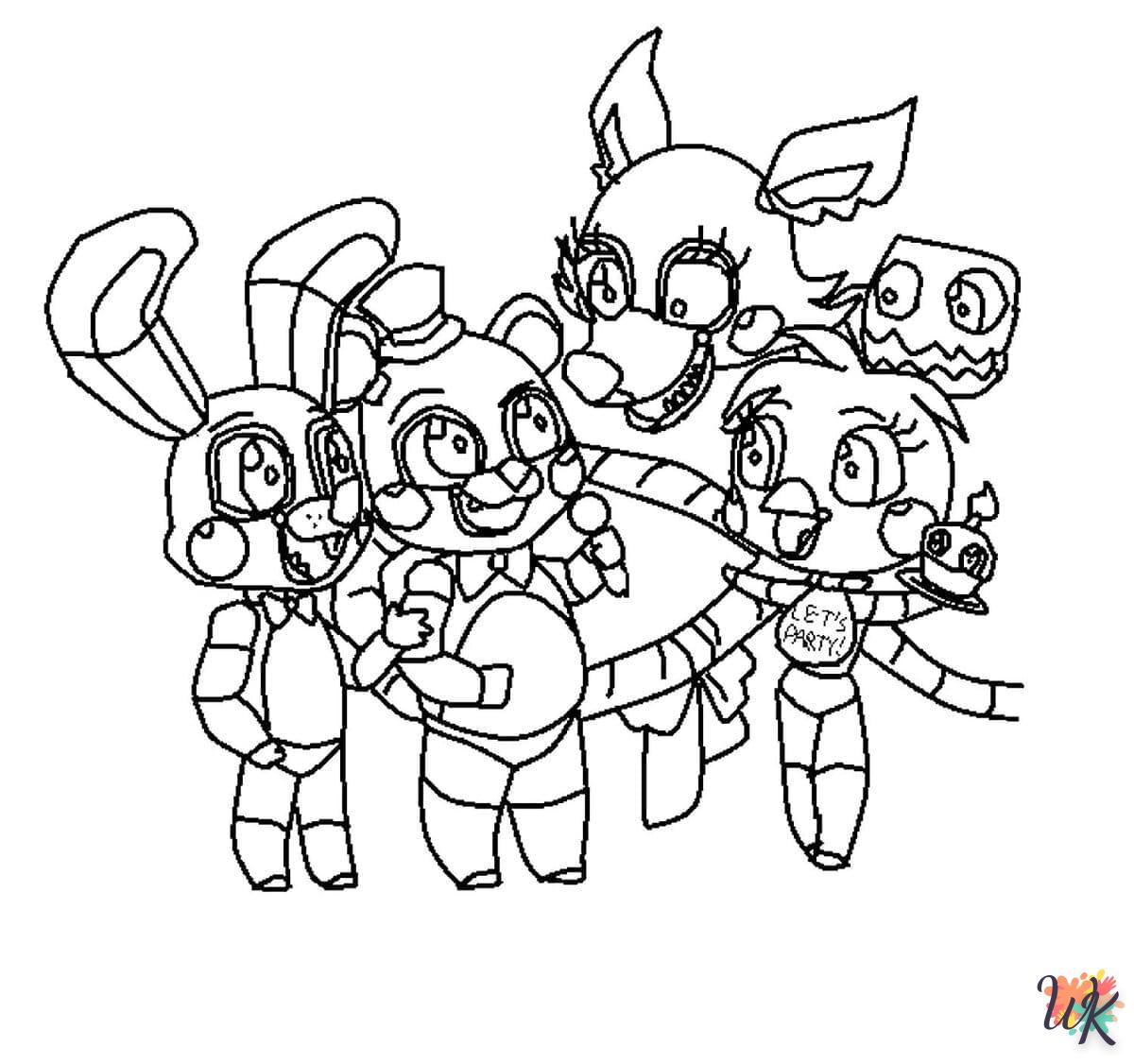 Coloriage Five Nights at Freddys 89