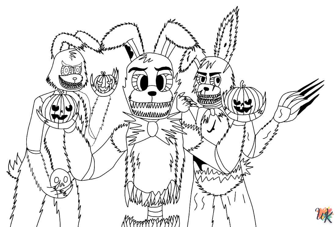 Coloriage Five Nights at Freddys 90