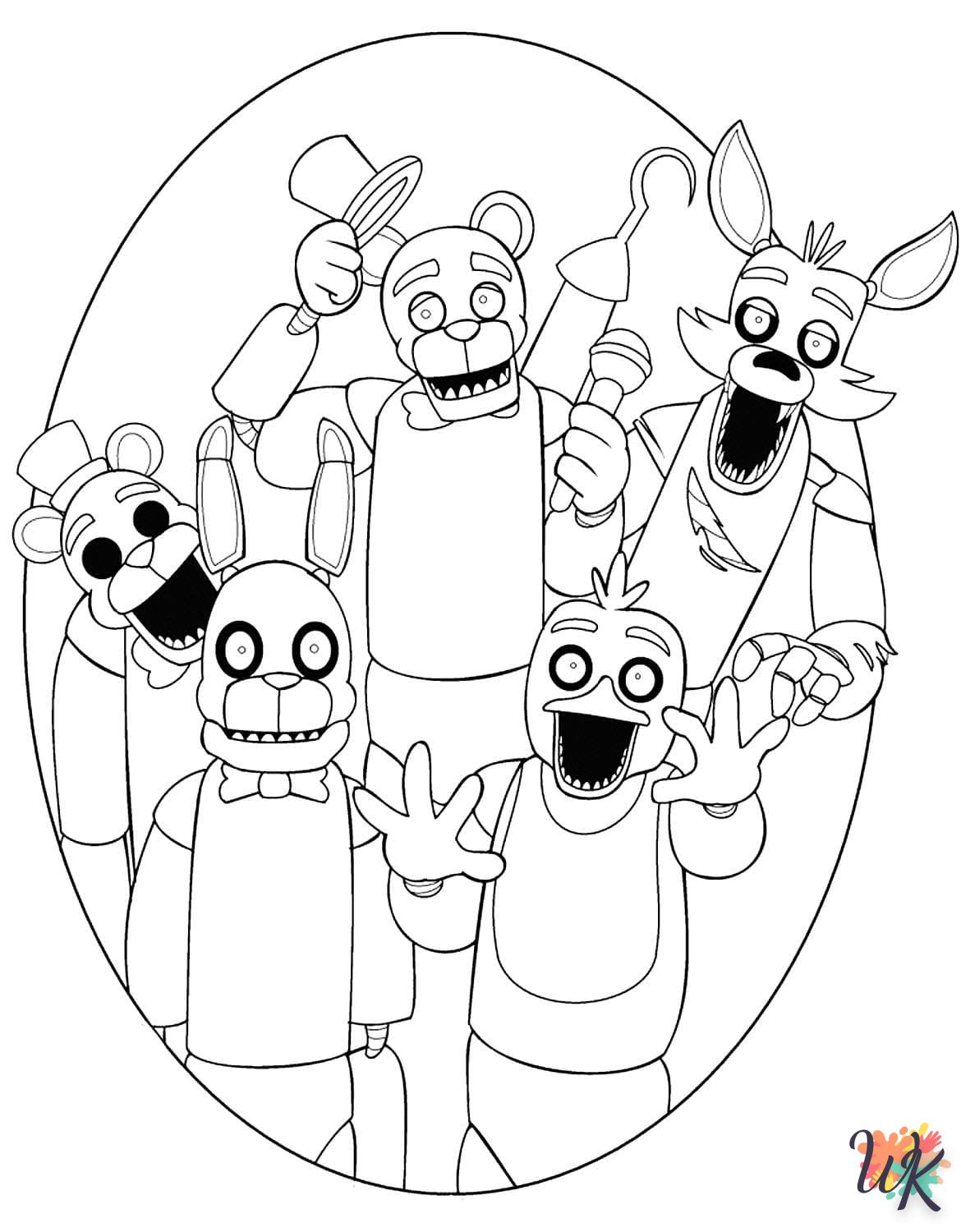 Coloriage Five Nights at Freddys 96