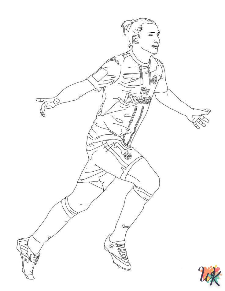 coloriage Football  enfant 5 ans à imprimer