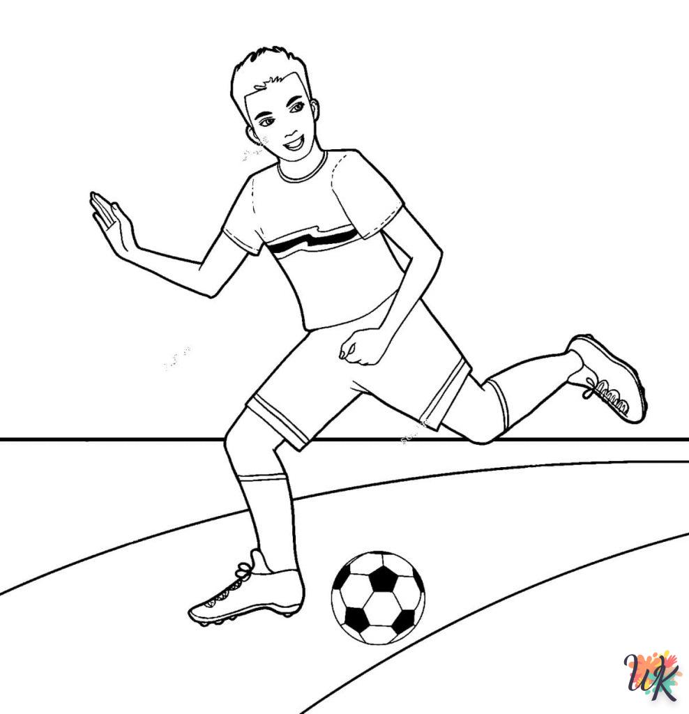 coloriage Football  en ligne adulte gratuit