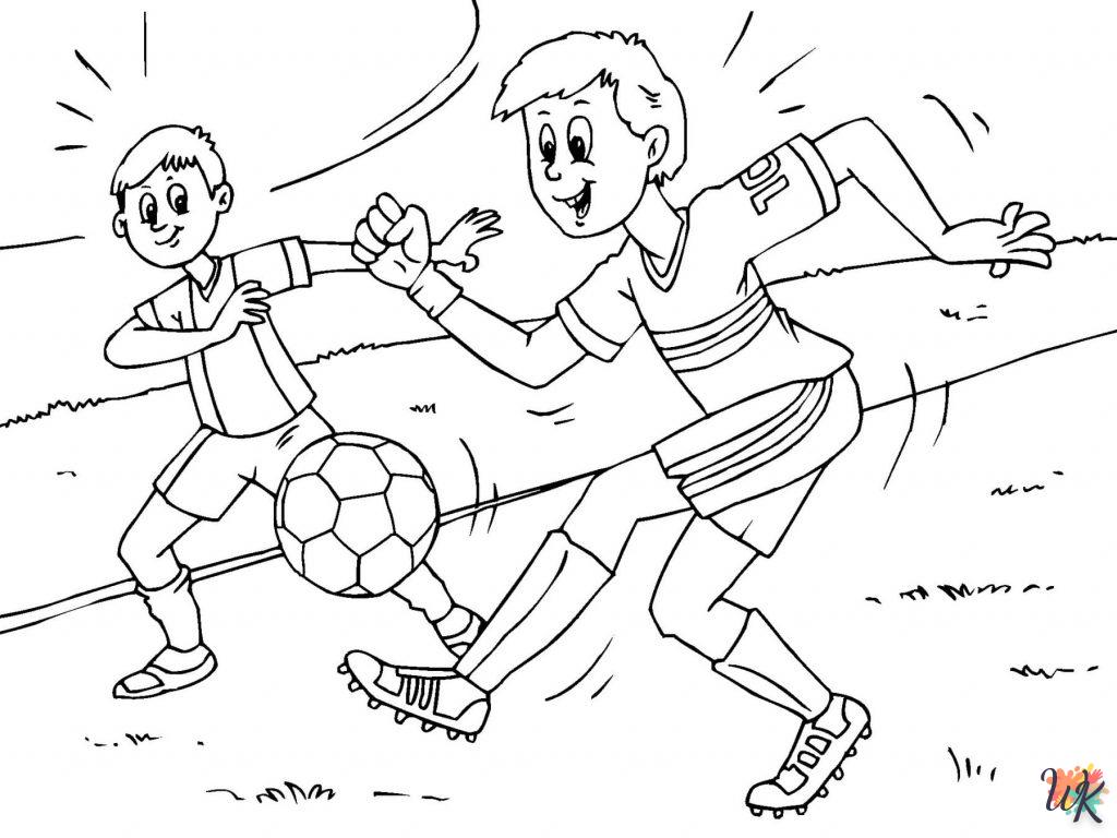 coloriage Football  et dessin a imprimer