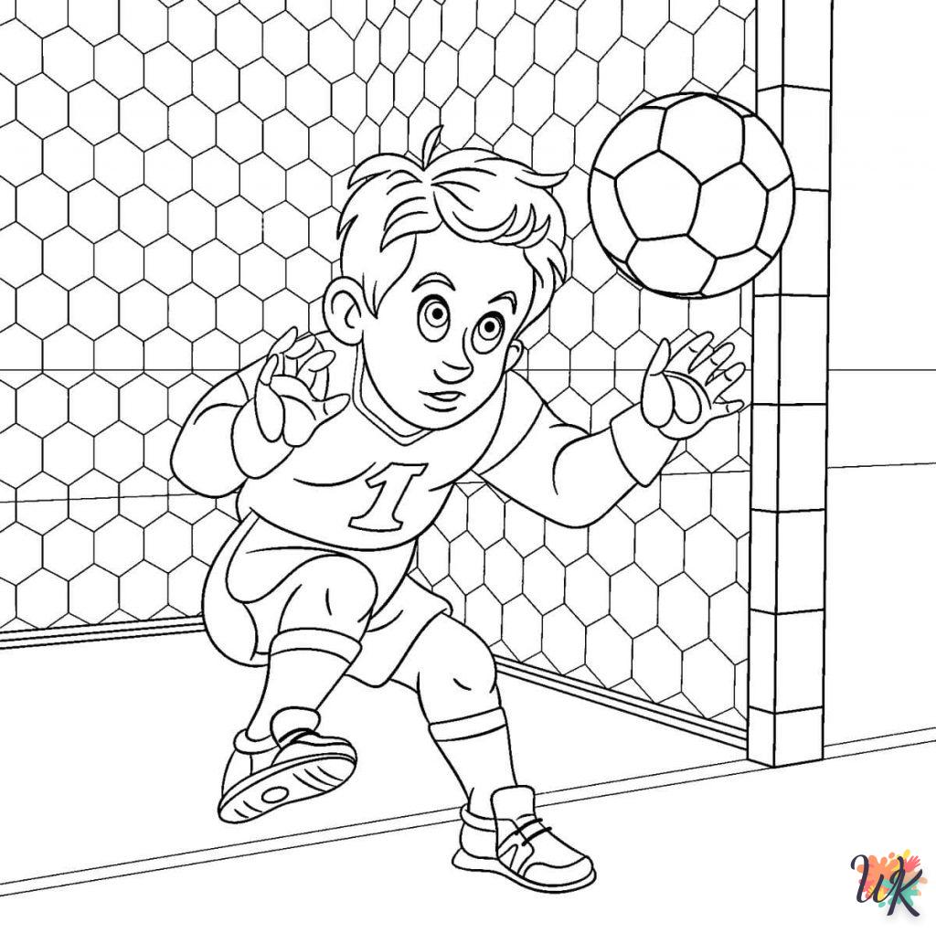 coloriage Football  enfant 7 ans a imprimer