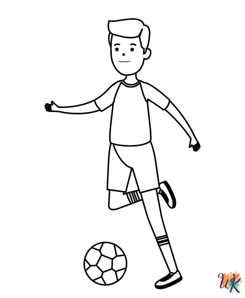 coloriage Football  7 ans en ligne gratuit à imprimer 2