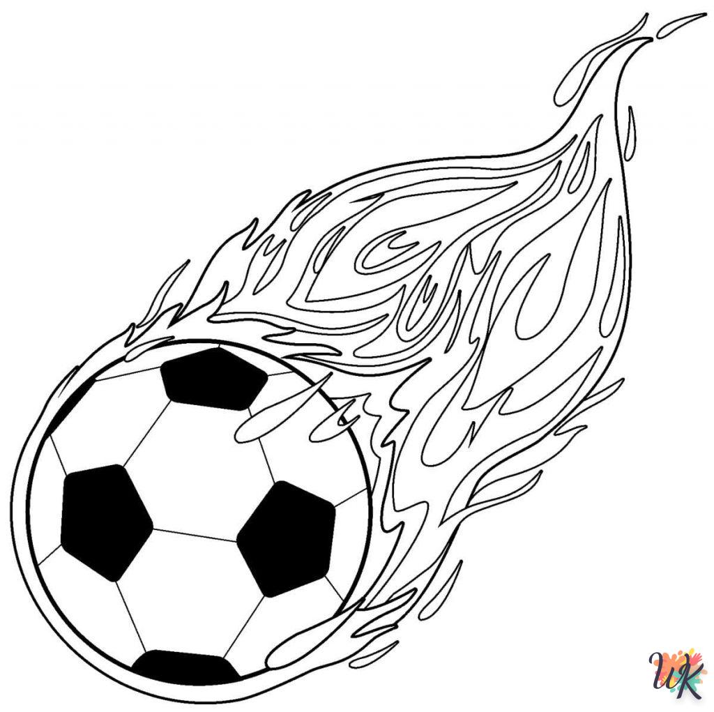 coloriage Football  pour bebe a imprimer