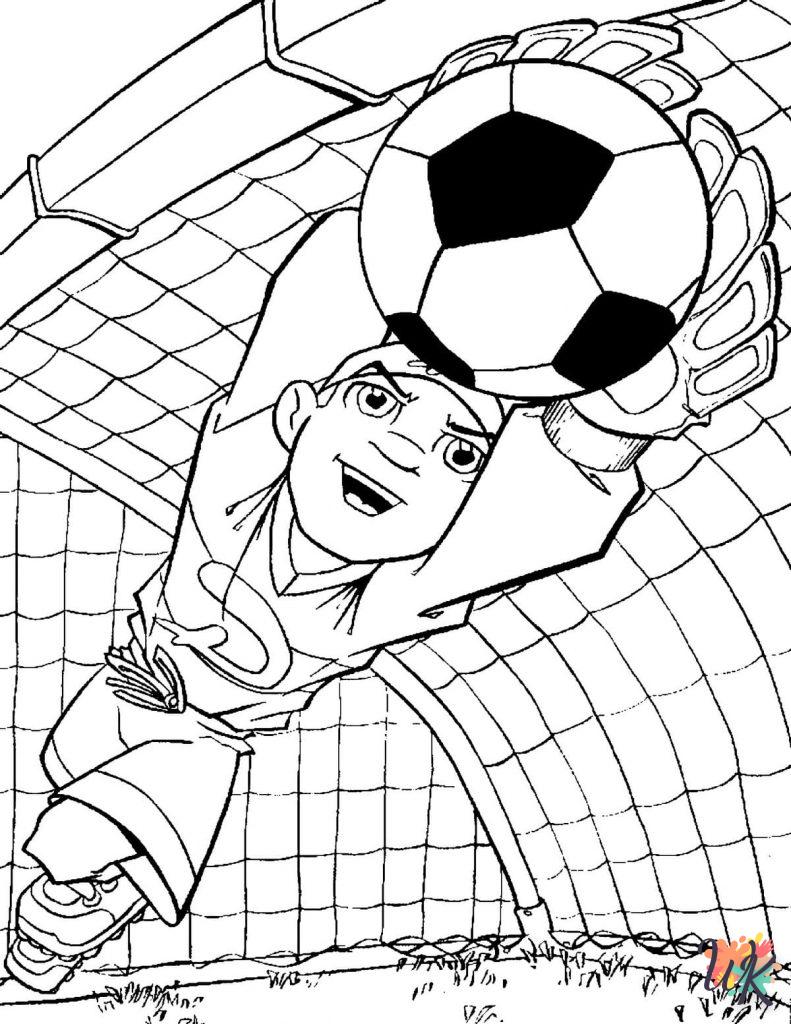 coloriage Football  pour enfant a imprimer gratuit