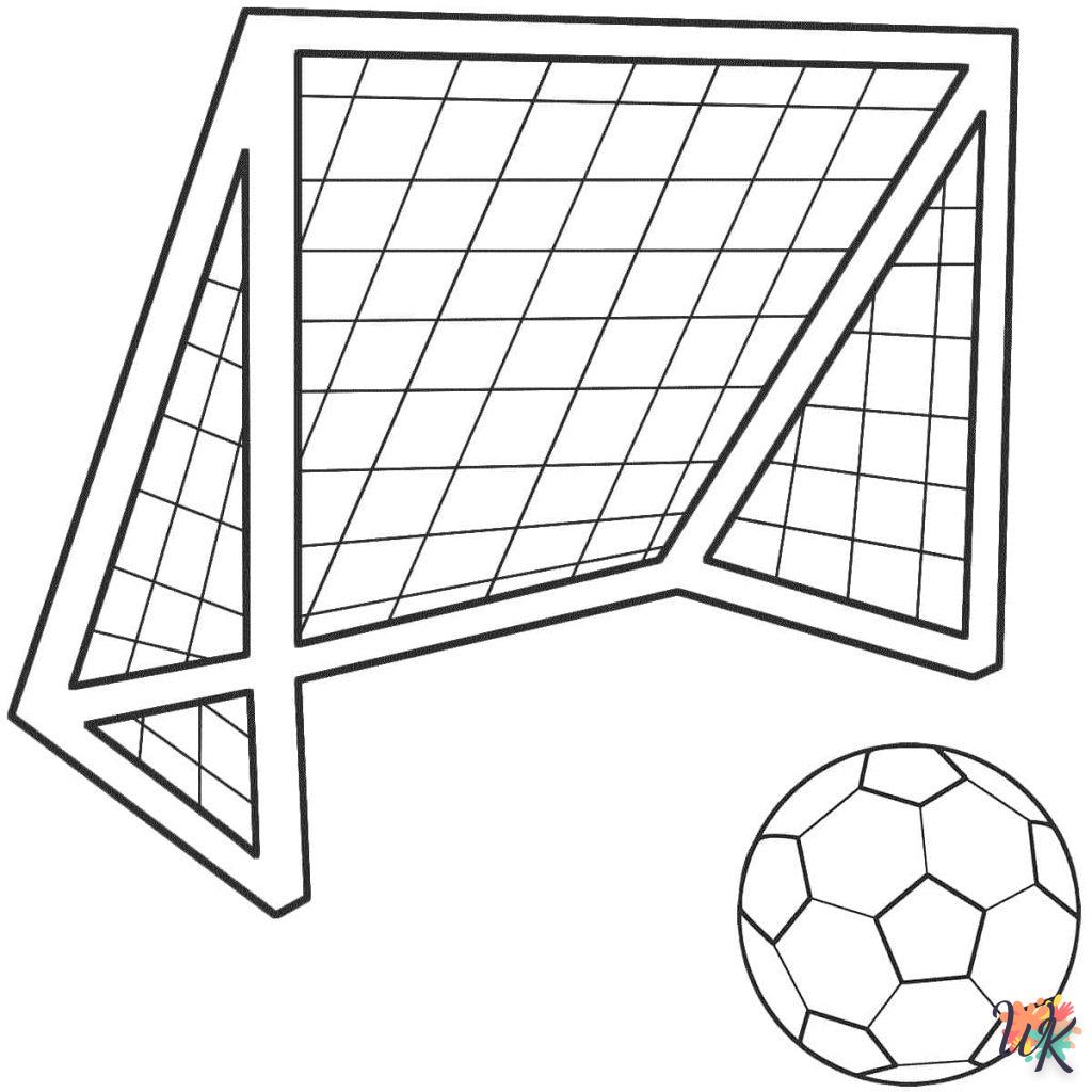 coloriage Football  de pour enfants