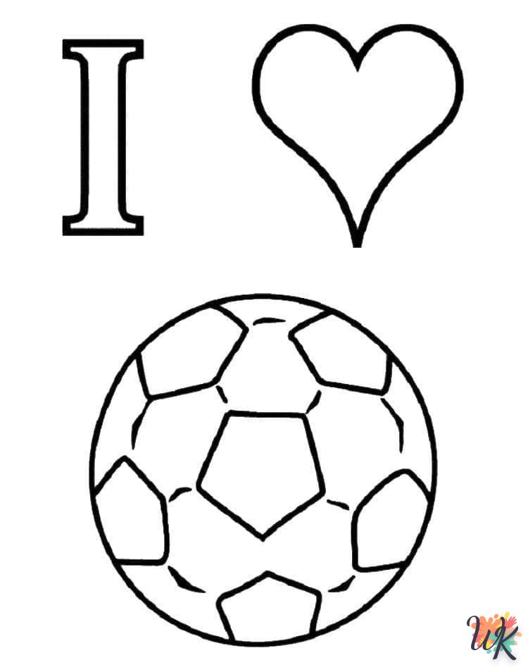 coloriage Football  7 ans en ligne gratuit à imprimer