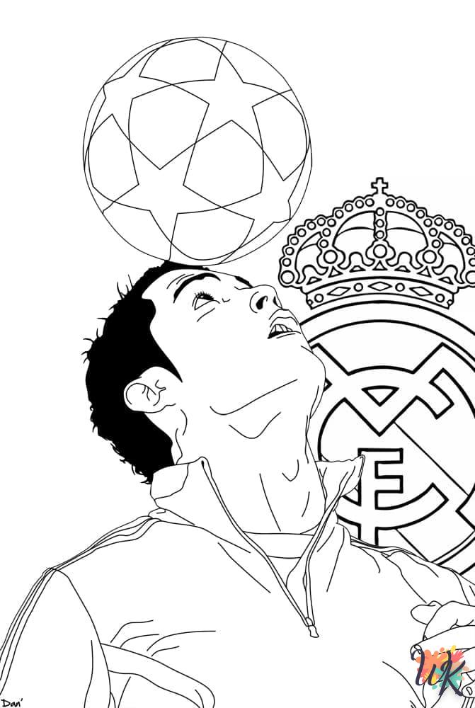 coloriage Football  educatif pour enfant