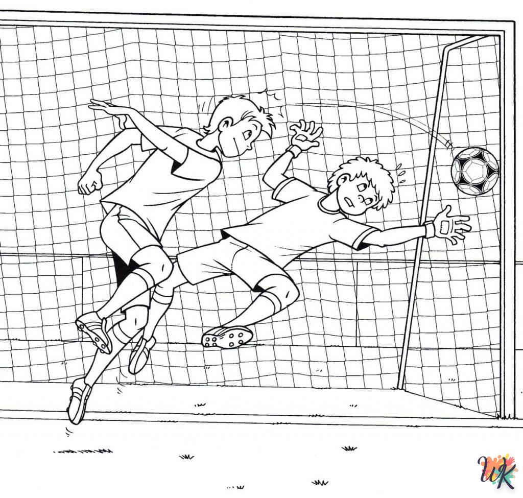 coloriage Football  enfant a imprimer