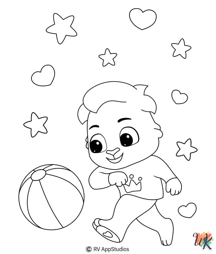 coloriage Football  d'enfant a imprimer