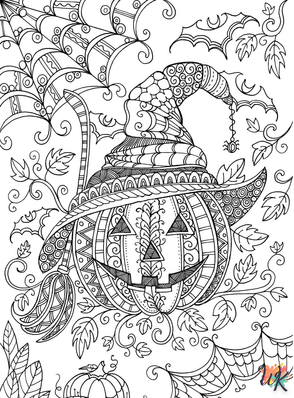 coloriage Halloween  et decoupage 6