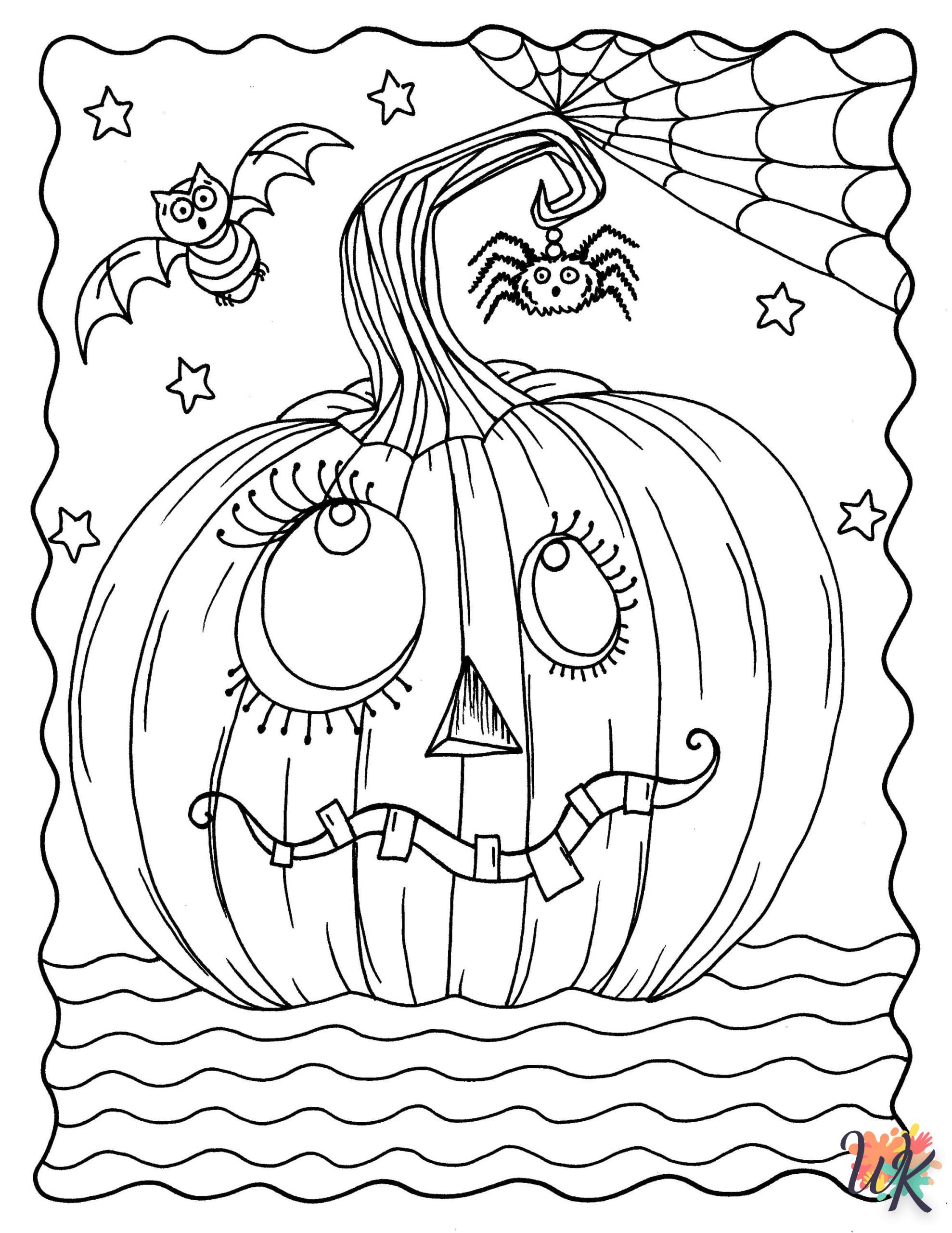 coloriage Halloween  pour enfant 2