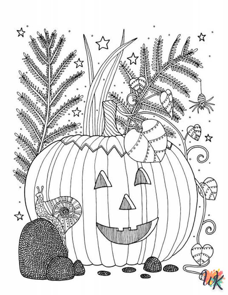 coloriage Halloween  pour enfant de 5 ans 5