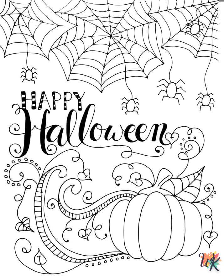 coloriage Halloween  pour enfant a imprimer gratuit 4