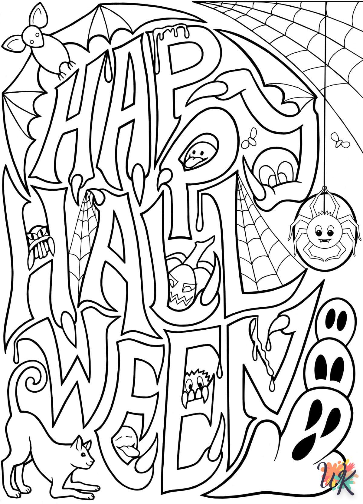 coloriage Halloween  pour enfants à télécharger 7