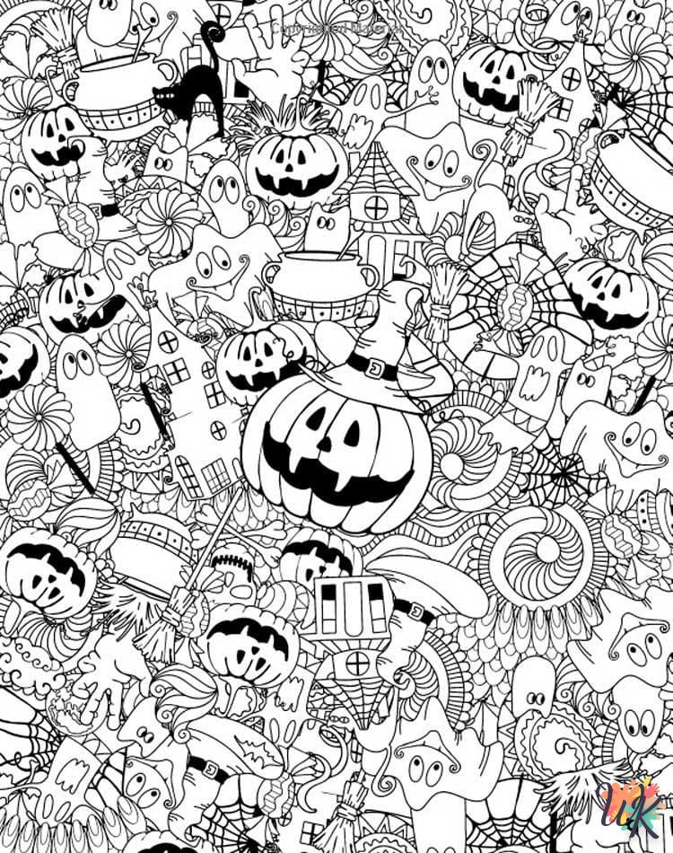 activité coloriage Halloween  en ligne 8