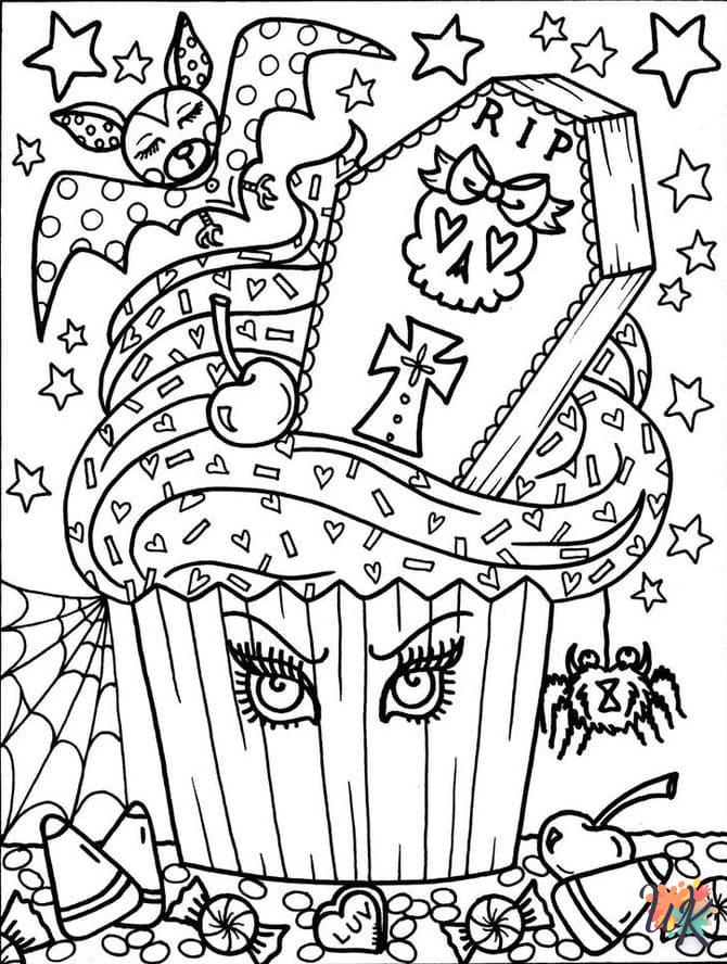 coloriage Halloween  enfant 2 ans a imprimer 3