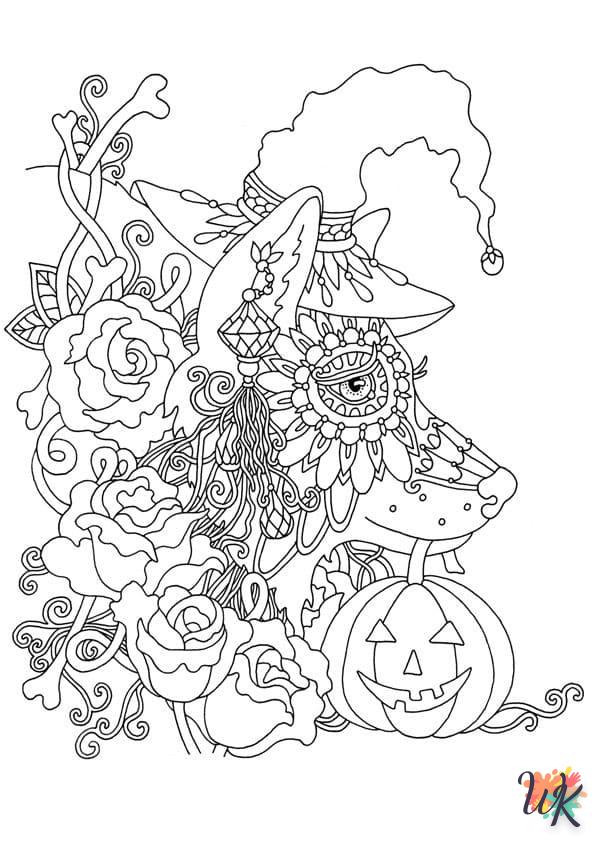 coloriage Halloween  à imprimer a4 4