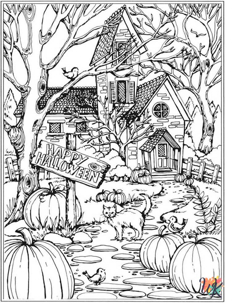 coloriage Halloween  pour enfants 3